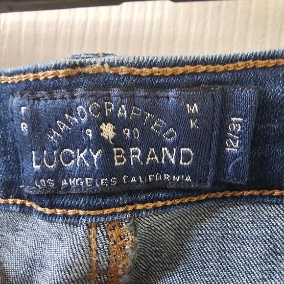 Lucky Brand Lolita Skinny Jeans 12/31 Blue Mid Rise Minimalist Denim Classic Fit - Picture 3 of 12